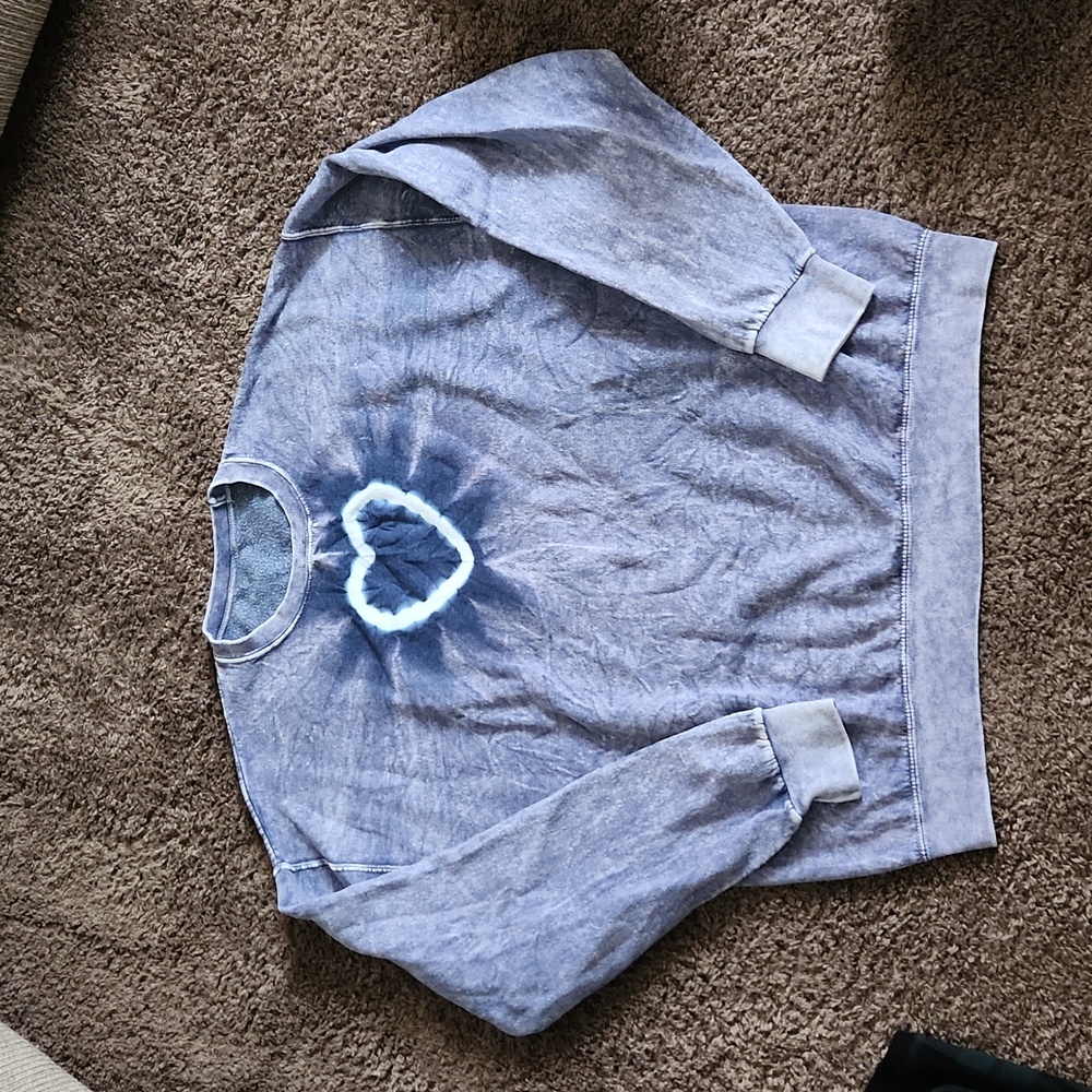 Sweet Tie Dyed Heart Hoodie
